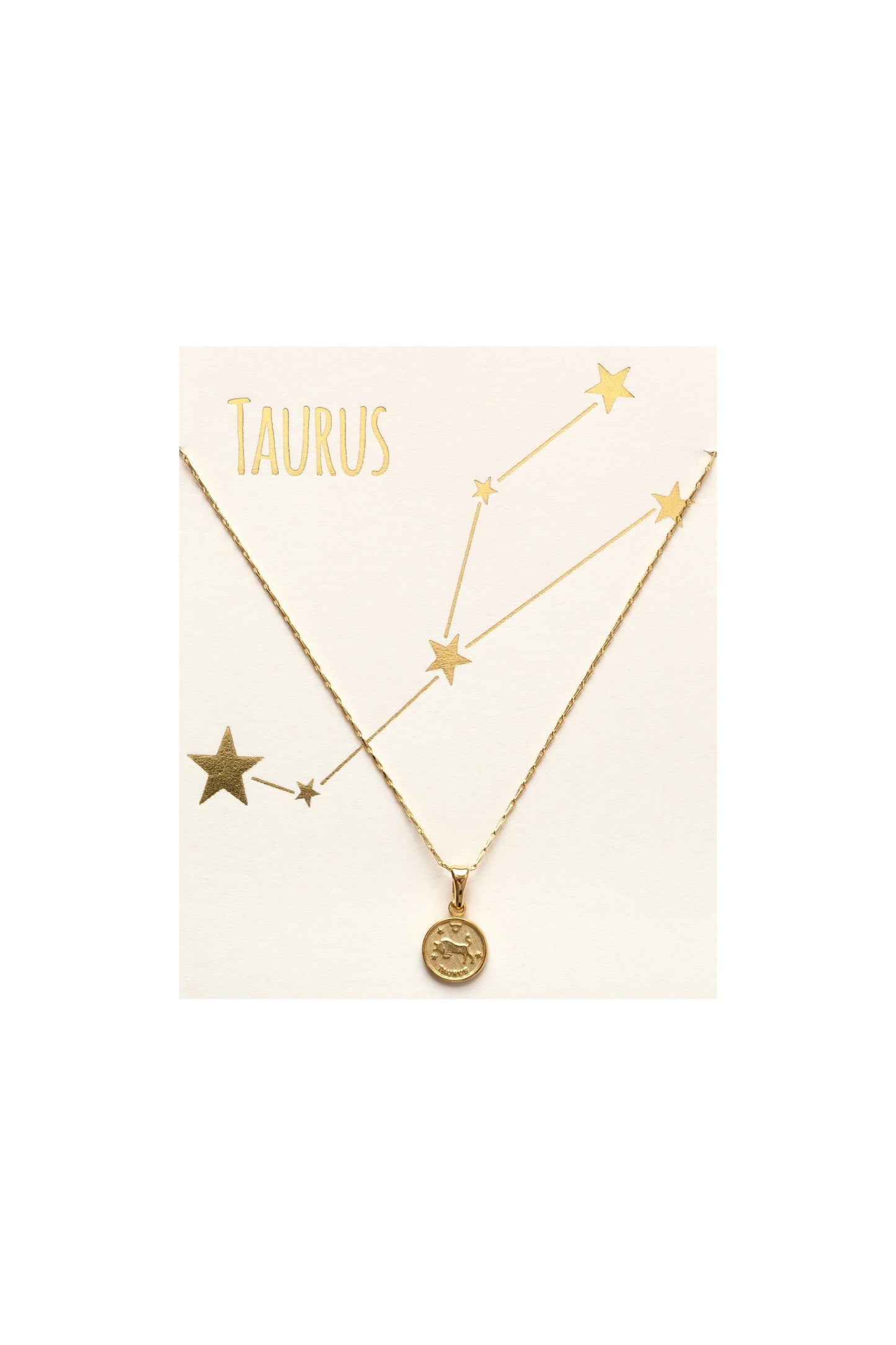 Tiny Zodiac Medallion Necklace