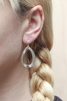 Teardrop Rings Wire Earring