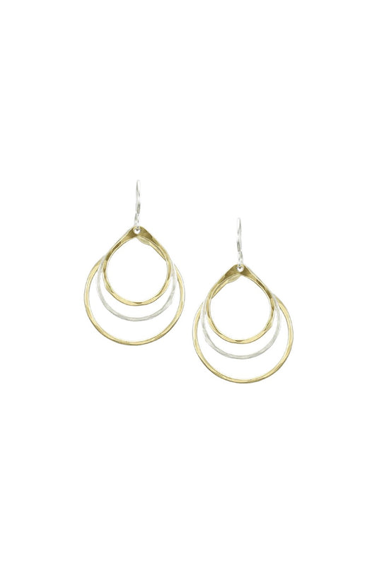 Tiered Teardrop Earring