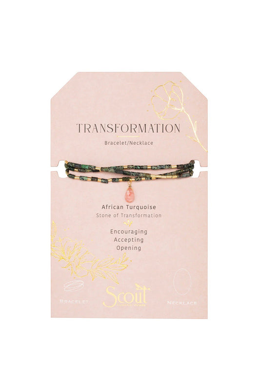 Transformation Teardrop Stone Wrap