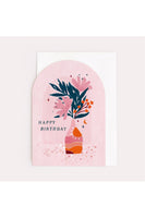 Vase Birthday Card