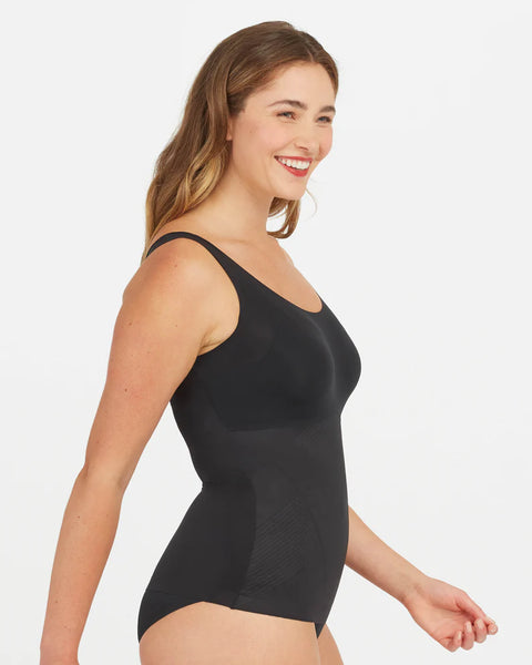 Spanx Women's Thinstincts Tank Shaping top, Opaque, Black (Very