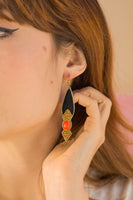 Volcano Branca Earrings