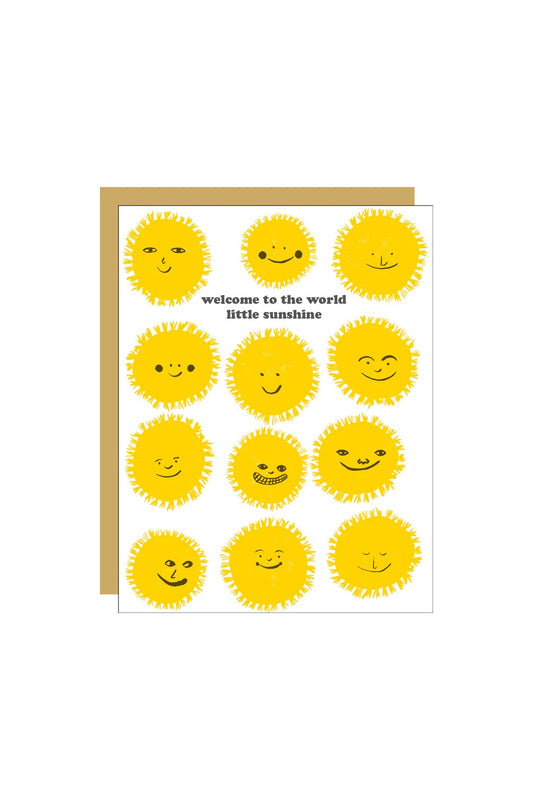 Welcome Sunshine Card