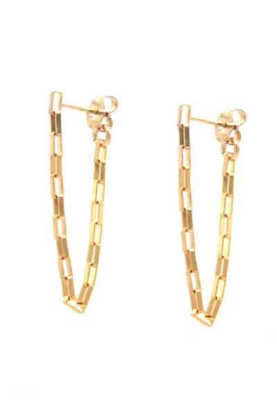 Continuous Chain Earrings