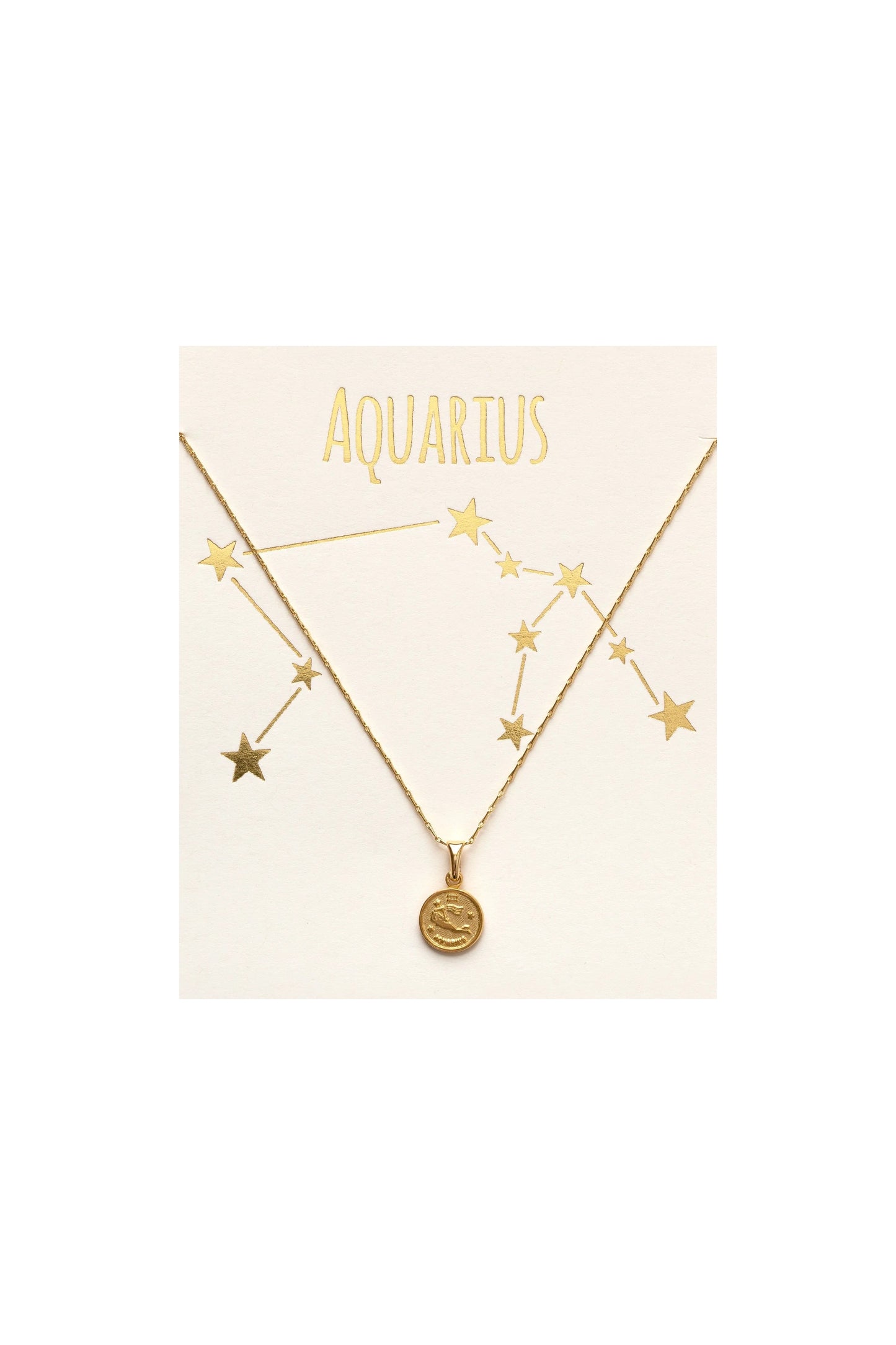 Tiny Zodiac Medallion Necklace