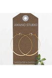 Gold Classic Hoops