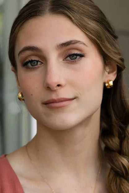 Demure Huggie Hoops