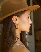 Estelle Tapered Hoop Earrings
