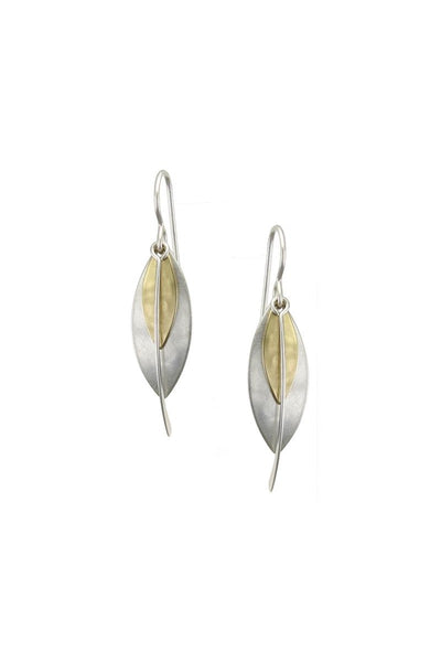 Layered Leaves Earring