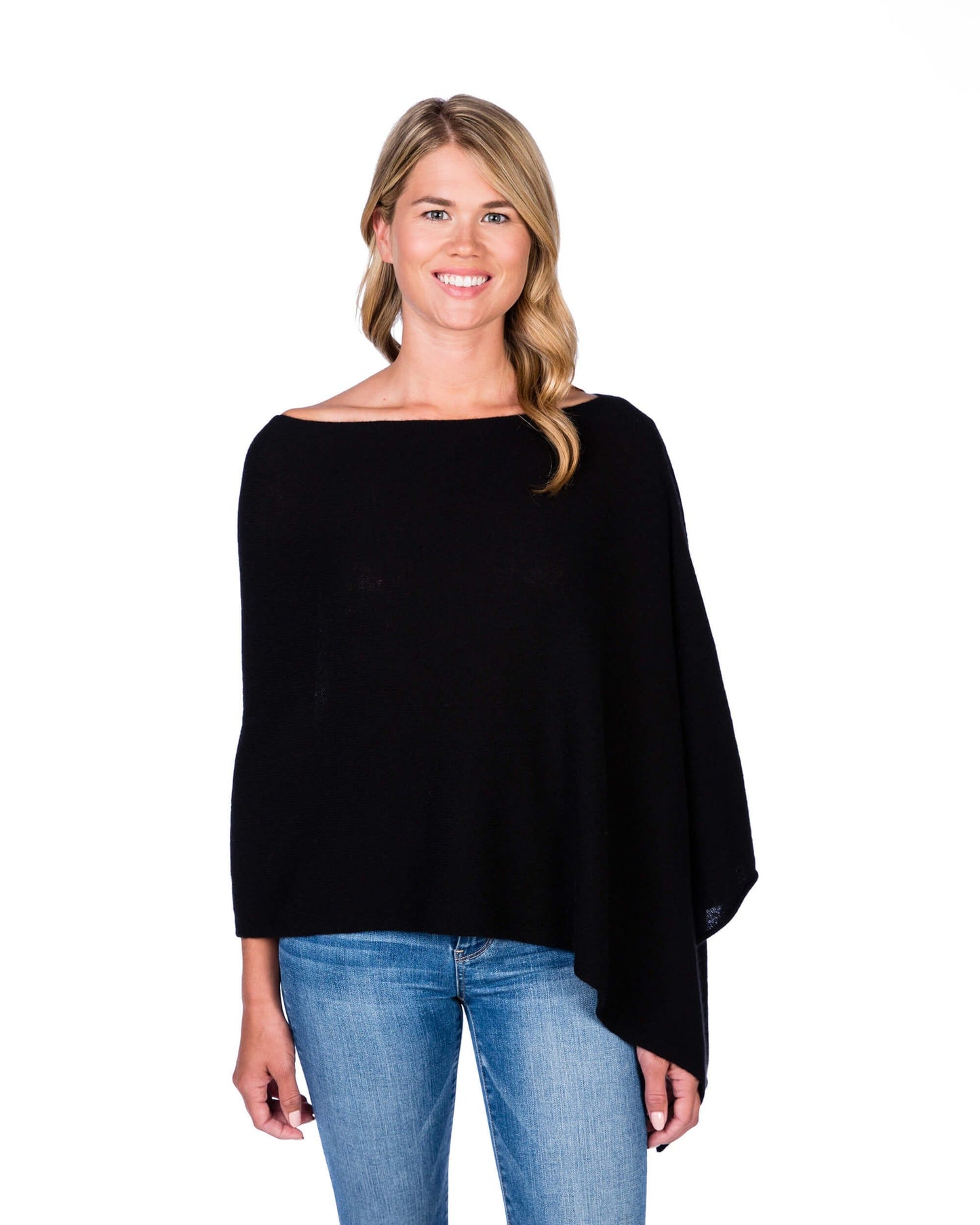 100% Cashmere Drape Topper