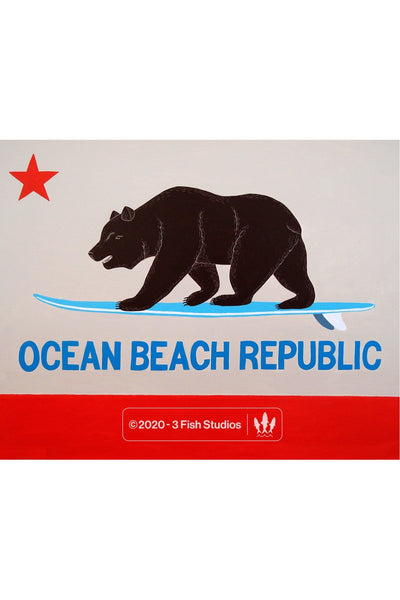 Ocean Beach Republic 16 x 20 Print