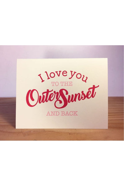I Love You - Outer Sunset Card