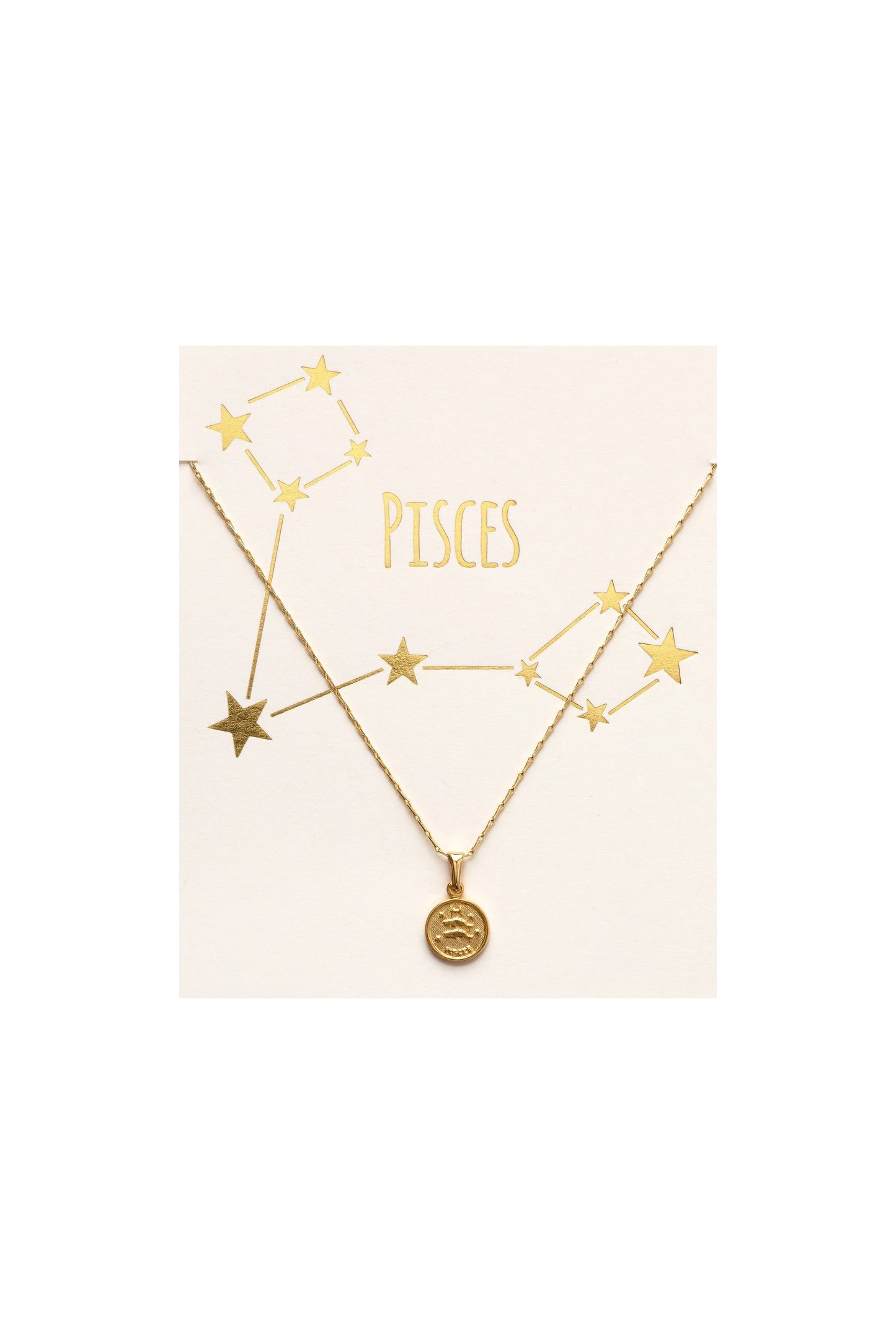 Tiny Zodiac Medallion Necklace