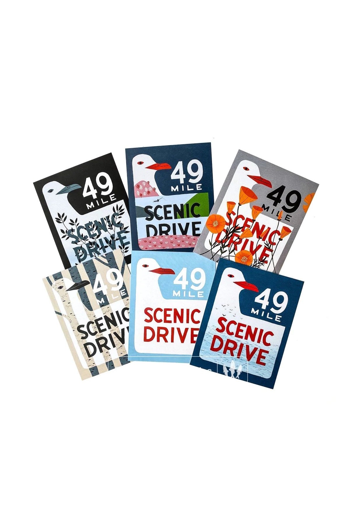 SF Scenic Drive Postcard Set