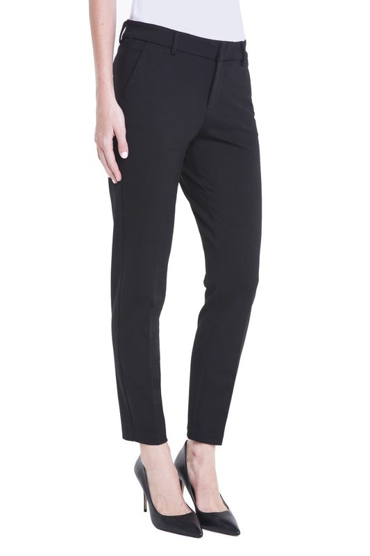Petite Kelsey Knit Trouser Black