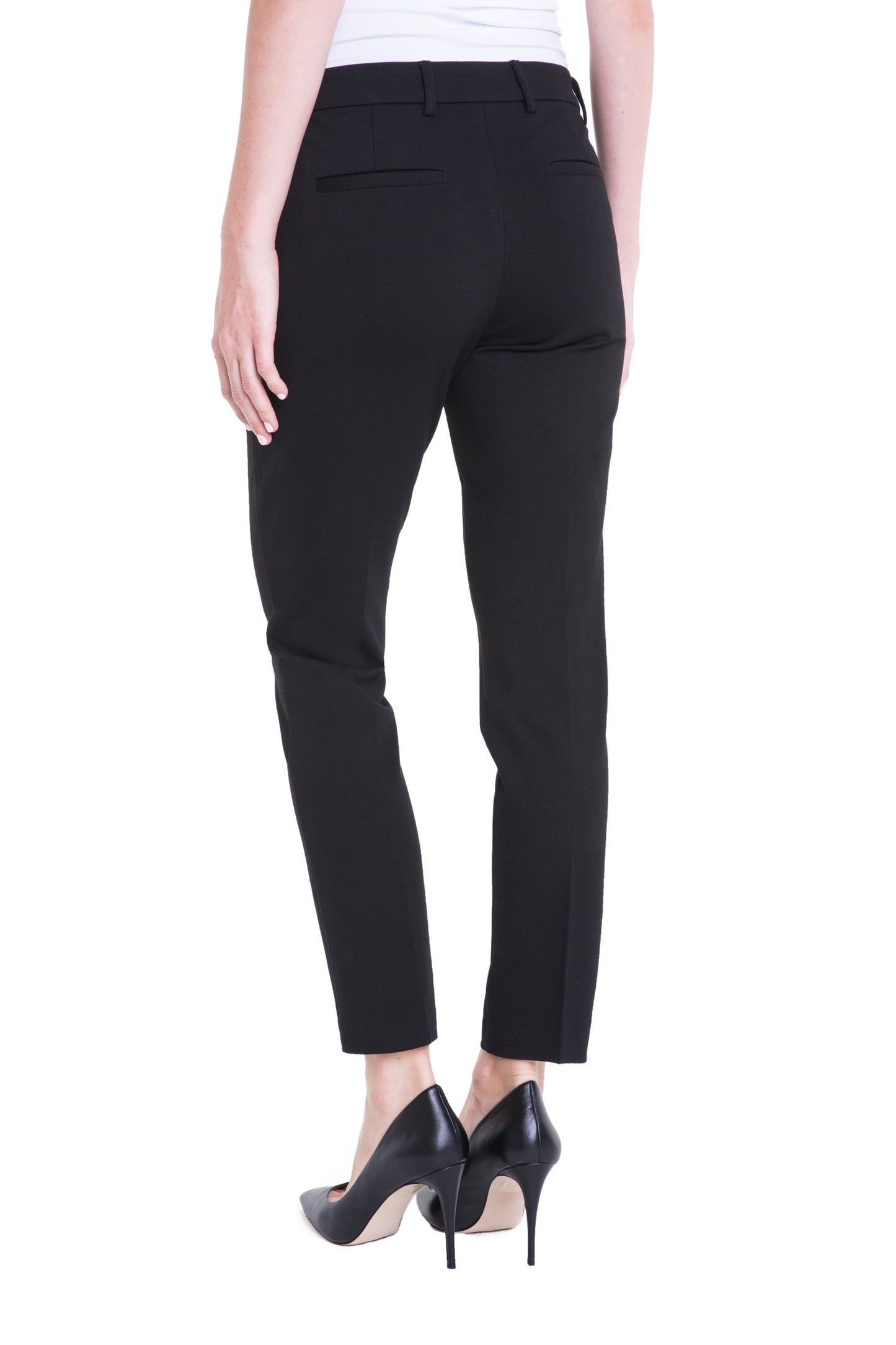 Petite Kelsey Knit Trouser Black